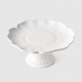 Prato PEÓNIA Branco 16cm